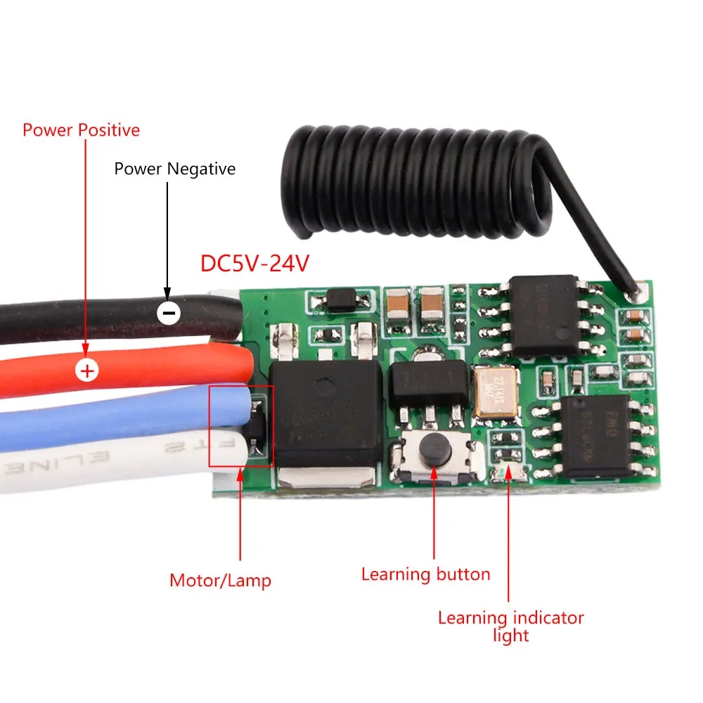 Joystick Module - LED 조명 모터용 DC 3.7V-24V 433MHz