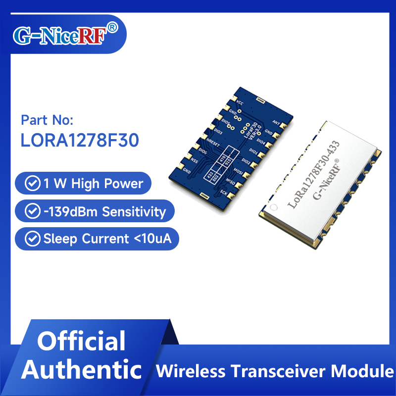 Lora Sx1278 - G-NiceRF | 2PCS LoRa1278F30 1W 고전력
