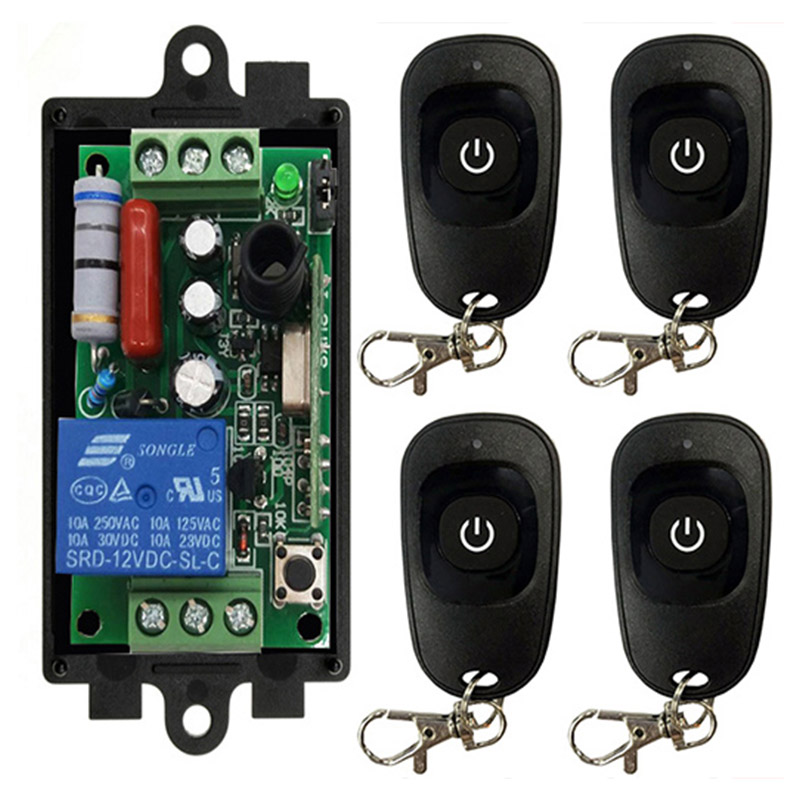 Relay Module 1 Channel - AC 220V, 1채널, 무선 RF 리모컨