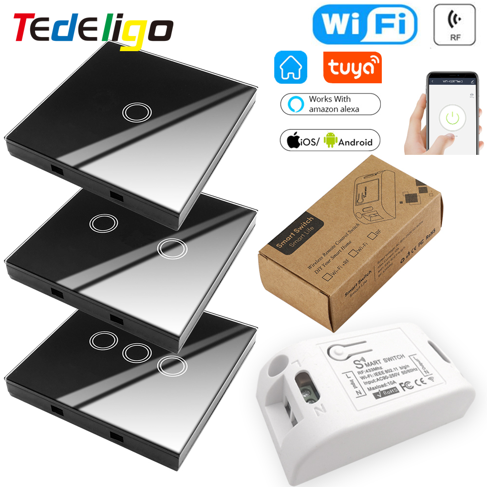 Relay Module 1 Channel - 투야 스마트 앱 WiFi 터치 벽