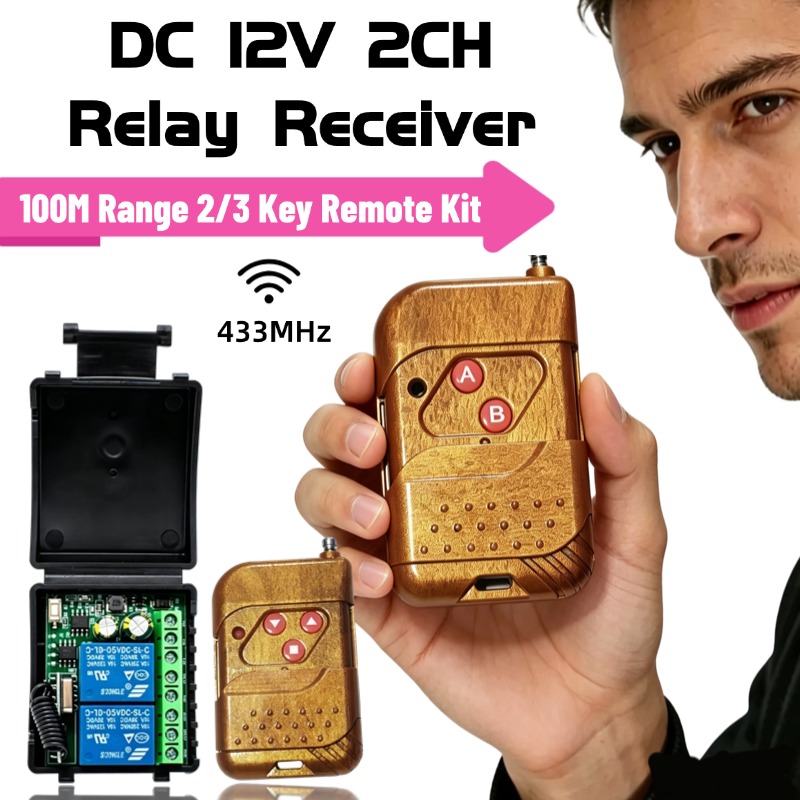 Joystick Module - 433.92Mhz DC 9-30V 12V 24V10A 2CH