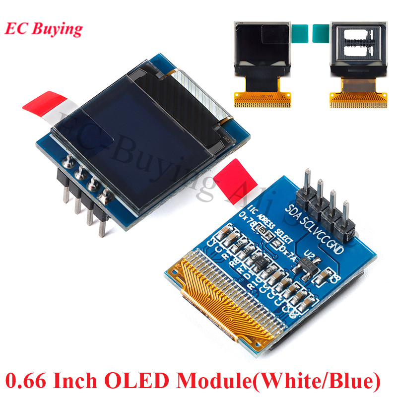 Ssd1306 - 0.66 인치 OLED LCD 디스플레이 모듈