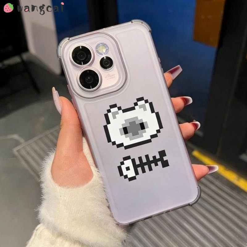 Neopixel - 카툰 픽셀 고양이 아이스 미스트 폰