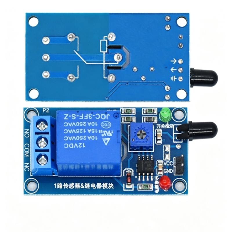 적외선(IR) 1채널 5V/12V 화염 감지 센서 모듈 - Relay Module 1 Channel 리뷰 및 가격
