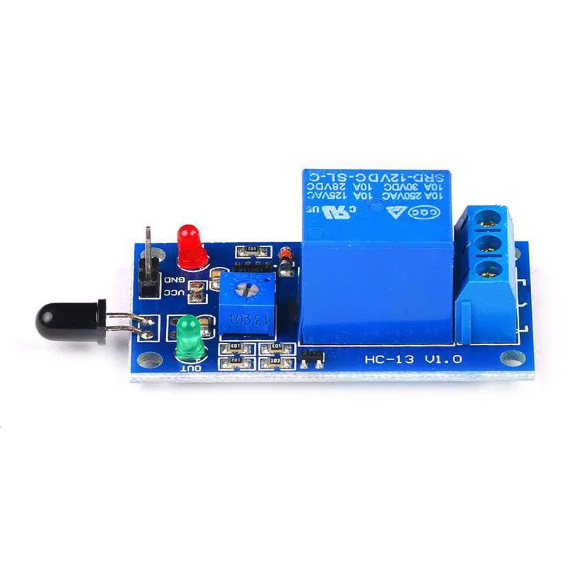 적외선(IR) 1채널 5V/12V 화염 감지 센서 모듈 - Relay Module 1 Channel 리뷰 및 가격