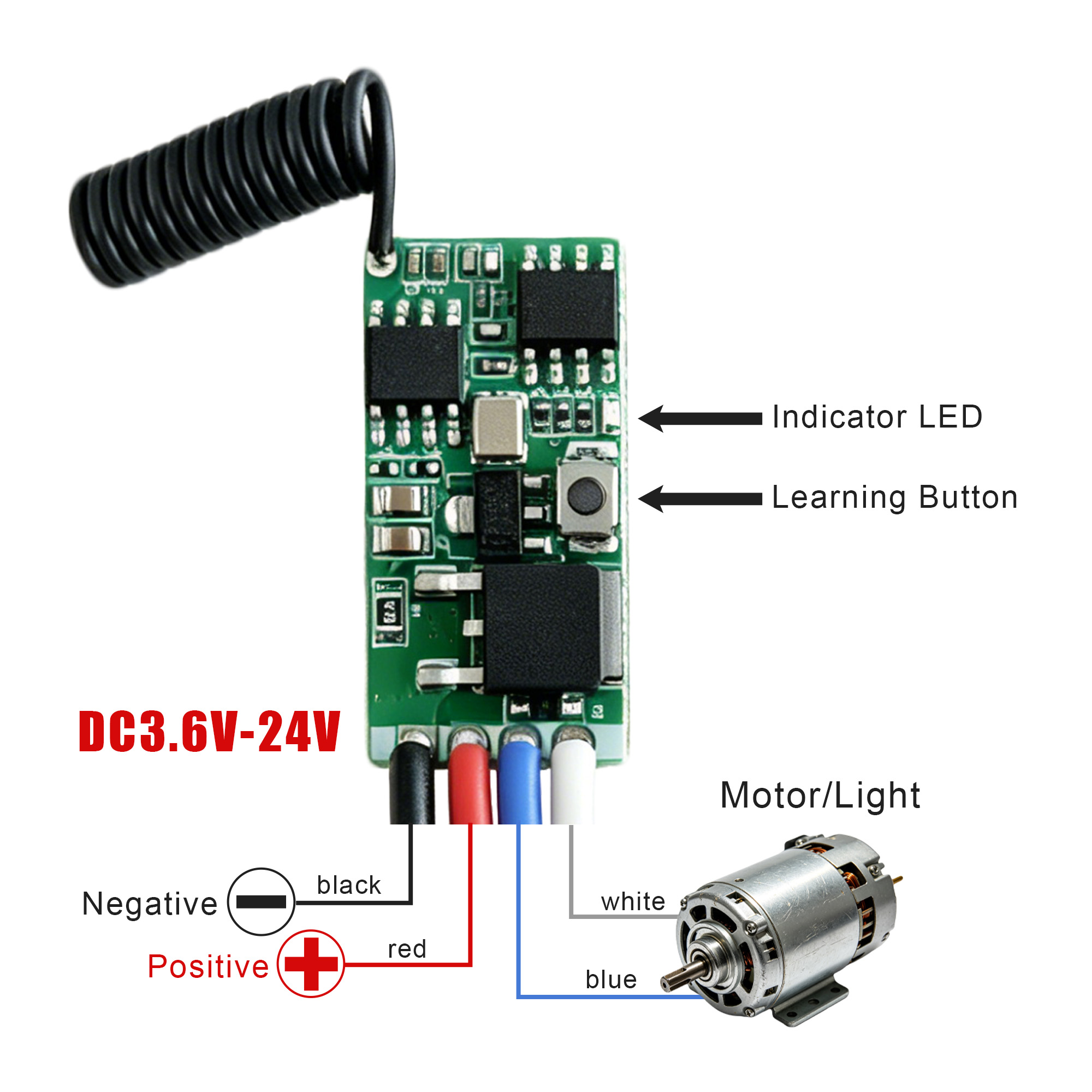 LED 조명 모터용 DC 3.7V-24V 433MHz  - Joystick Module 리뷰 및 가격