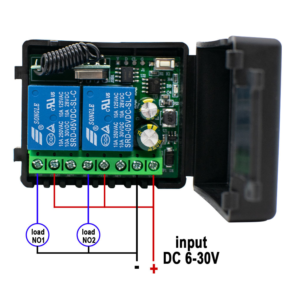 1~10개 2채널 433MHz RF 원격 제어 및 DC - Relay Module 1 Channel 리뷰 및 가격