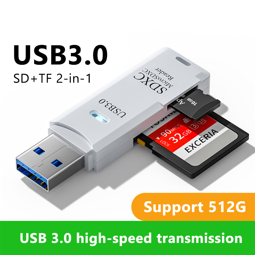2-in-1 TF/SD 카드 리더기, USB 3.0/2 - Sd Card Module 리뷰 및 가격