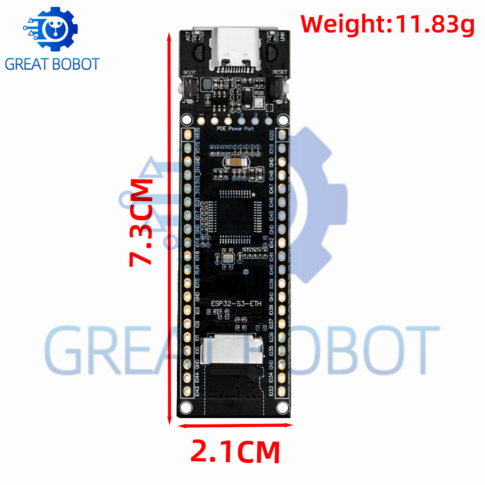 10/100Mbps 이더넷 개발 보드, ESP32-S3 - Ethernet W5500 리뷰 및 가격
