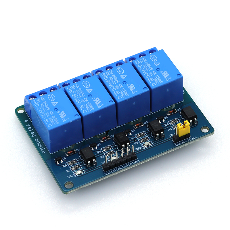 1~5개입 DC5V/12V/24V 4채널 릴레이 모듈, - Relay Module 4 Channel 리뷰 및 가격