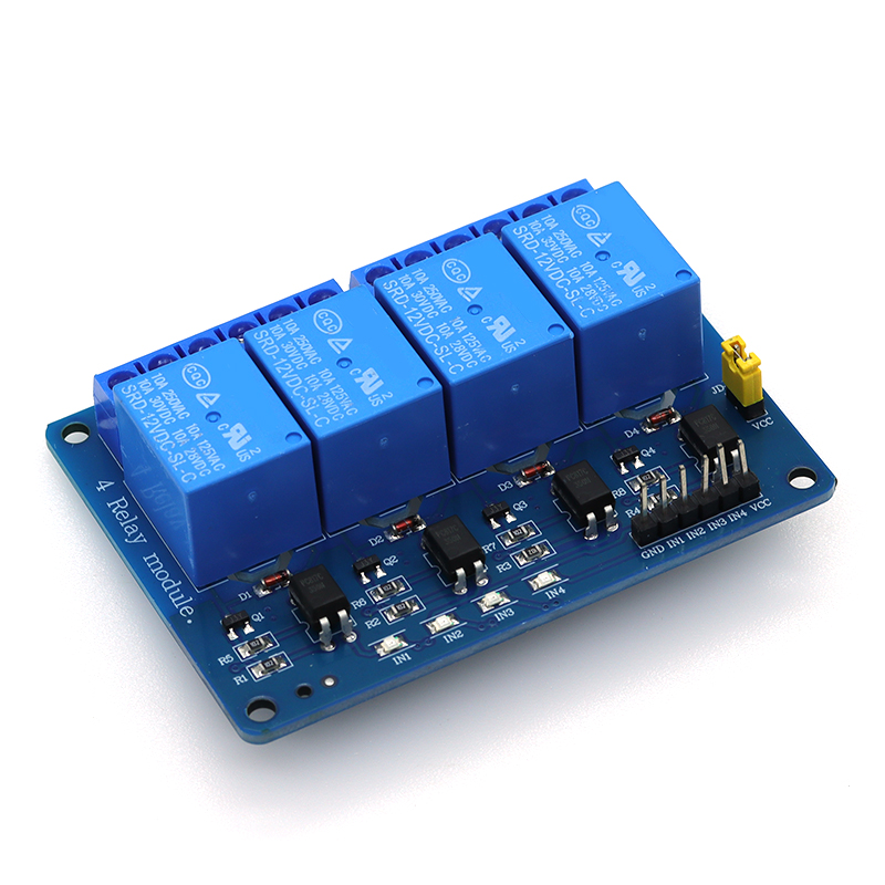 1~5개입 DC5V/12V/24V 4채널 릴레이 모듈, - Relay Module 4 Channel 리뷰 및 가격