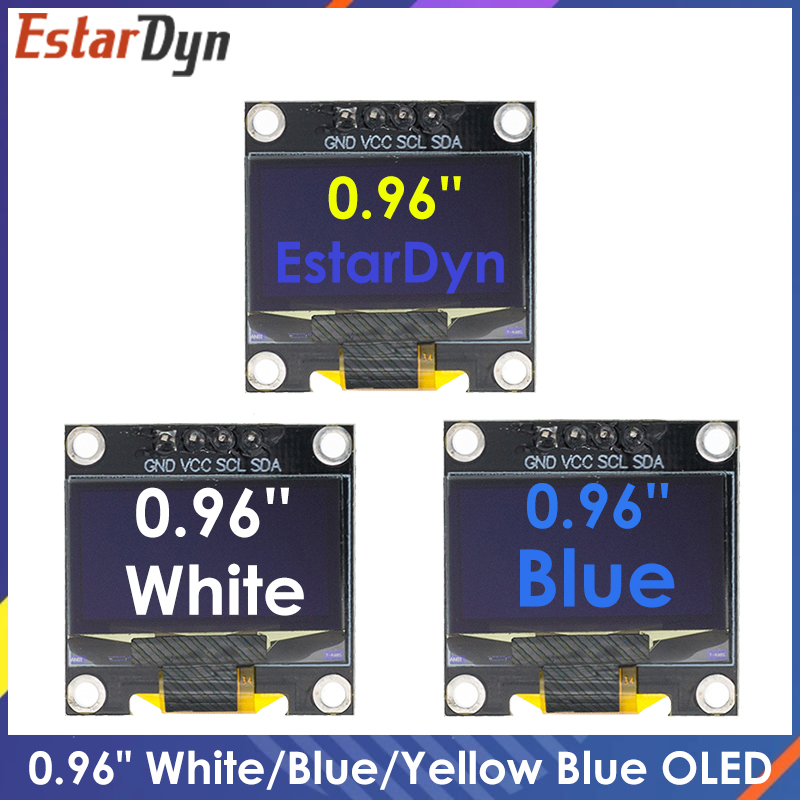 0.96 인치 IIC SPI 직렬 7/4Pin 흰색/파 - Oled Display 0.96 리뷰 및 가격