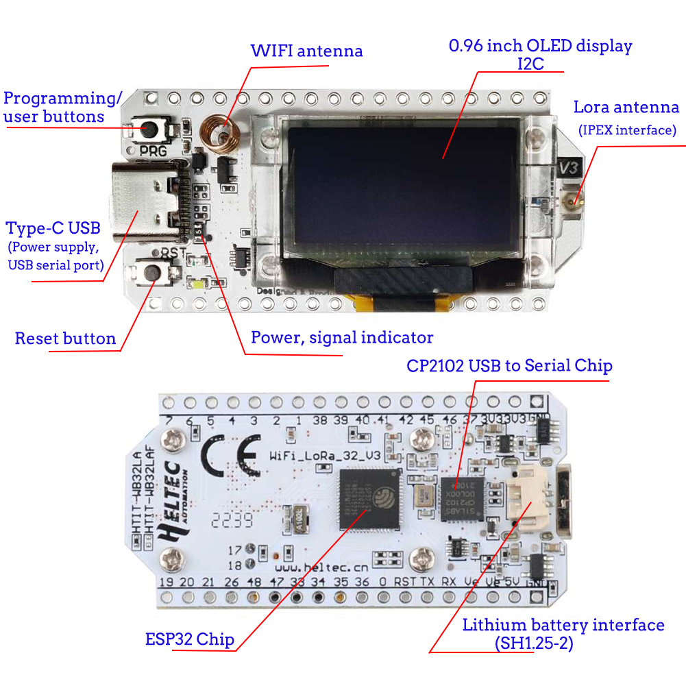 아두이노 IOT 스마트 홈용 개발 보드, LoRa32  - Oled Display 0.96 리뷰 및 가격