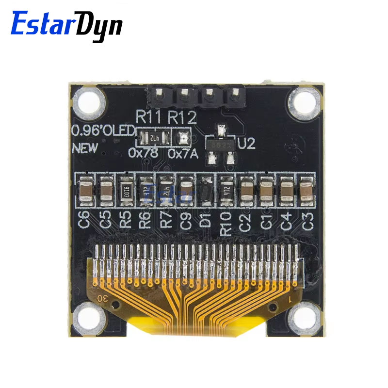 0.96인치 IIC SPI 직렬 7/4핀 흰색/파란색/ - Oled Display 0.96 리뷰 및 가격