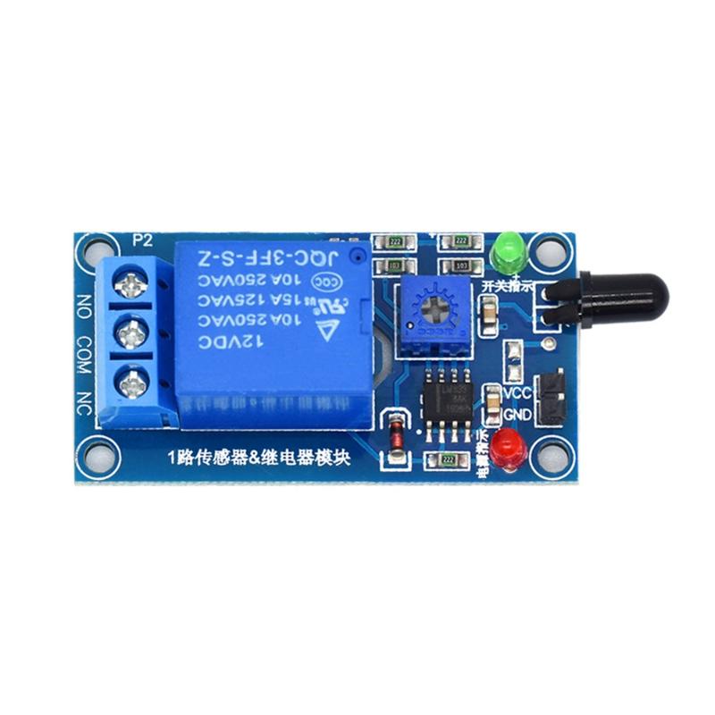 새로운 적외선 1채널 5V/12V 화염 감지 센서 모듈 - Relay Module 1 Channel 리뷰 및 가격