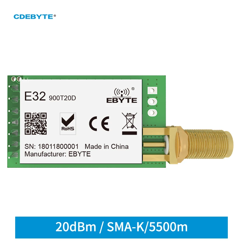 Ebyte E32-900T20D 무선 트랜시버 모듈,  - Lora Sx1278 리뷰 및 가격