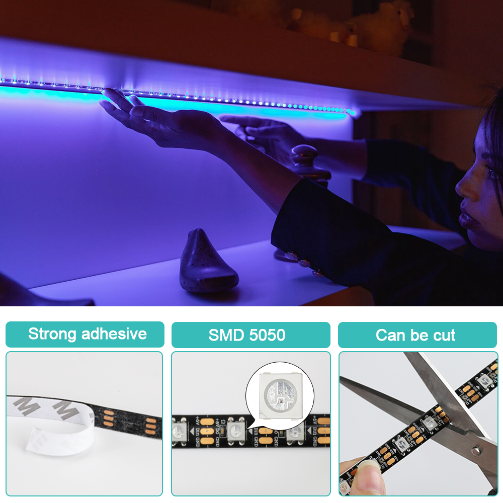 WS2812B Led 조명 DC5V 스마트 RGB Le - Ws2812B Strip 5V 리뷰 및 가격